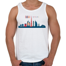 PRINTFASHION Dubai - Férfi atléta - Fehér