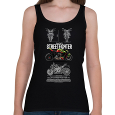 PRINTFASHION ducati streetfighter - Női atléta - Fekete