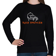 PRINTFASHION Duck (Bud) Spencer - Női pulóver - Fekete női pulóver, kardigán