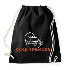 PRINTFASHION Duck (Bud) Spencer - Sportzsák, Tornazsák - Fekete tornazsák