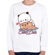 PRINTFASHION Dudu and Bubu - Gyerek pulóver - Fehér gyerek pulóver, kardigán