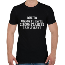 PRINTFASHION due to - Férfi póló - Fekete férfi póló