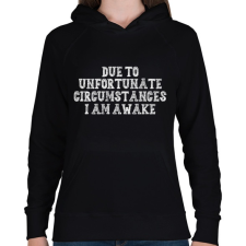 PRINTFASHION due to - Női kapucnis pulóver - Fekete női pulóver, kardigán