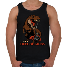 PRINTFASHION Duel of Kings - Férfi atléta - Fekete női trikó