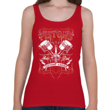 PRINTFASHION Dugattyúk - Női atléta - Cseresznyepiros női trikó