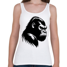 PRINTFASHION Dühös gorilla - Női atléta - Fehér