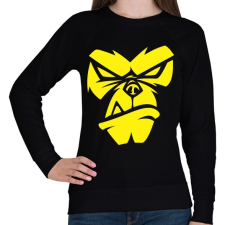 PRINTFASHION Dühös majom - Női pulóver - Fekete női pulóver, kardigán