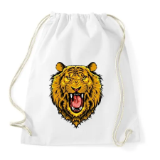 PRINTFASHION Dühös oroszlán - Sportzsák, Tornazsák - Fehér tornazsák