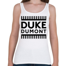 PRINTFASHION Duke Dumont - Női atléta - Fehér női trikó