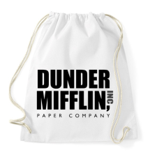 PRINTFASHION Dunder Mifflin Paper Company - Sportzsák, Tornazsák - Fehér tornazsák