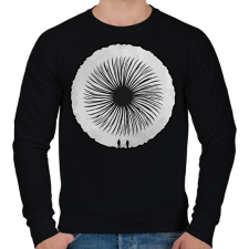 PRINTFASHION Dune - Férfi pulóver - Fekete férfi pulóver, kardigán