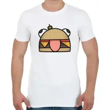 PRINTFASHION Durr Burger - Férfi póló - Fehér férfi póló