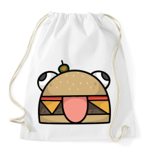 PRINTFASHION Durr Burger - Sportzsák, Tornazsák - Fehér tornazsák