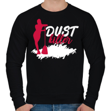 PRINTFASHION Dust killer - Férfi pulóver - Fekete férfi pulóver, kardigán