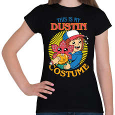 PRINTFASHION Dustin costume - Női póló - Fekete