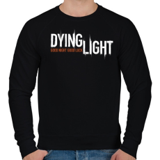 PRINTFASHION DYING LIGHT - Férfi pulóver - Fekete