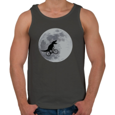 PRINTFASHION E.T.rex - Férfi atléta - Sötétszürke