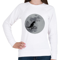 PRINTFASHION E.T.rex - Női pulóver - Fehér