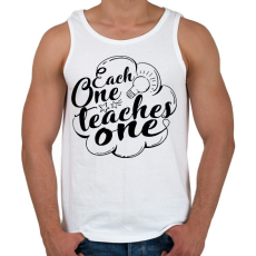 PRINTFASHION Each one..  - Férfi atléta - Fehér