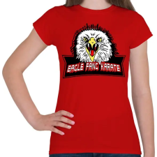 PRINTFASHION Eagle fang karate - Női póló - Piros női póló