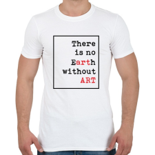 PRINTFASHION eARTh - Férfi póló - Fehér férfi póló