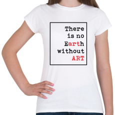 PRINTFASHION eARTh - Női póló - Fehér