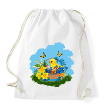 PRINTFASHION easter-2 - Sportzsák, Tornazsák - Fehér tornazsák