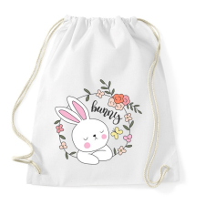 PRINTFASHION Easter Bunny  - Sportzsák, Tornazsák - Fehér tornazsák
