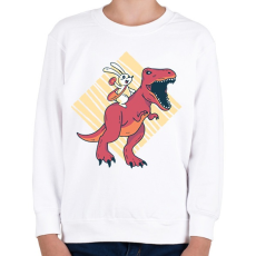 PRINTFASHION Easter rabbit - Gyerek pulóver - Fehér
