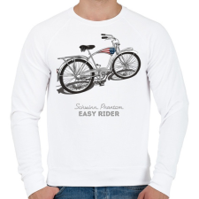 PRINTFASHION Easy Rider - Férfi pulóver - Fehér férfi pulóver, kardigán
