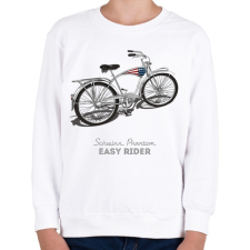 PRINTFASHION Easy Rider - Gyerek pulóver - Fehér gyerek pulóver, kardigán
