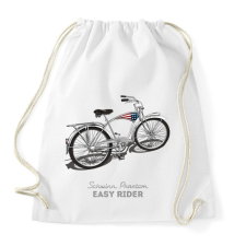 PRINTFASHION Easy Rider - Sportzsák, Tornazsák - Fehér tornazsák