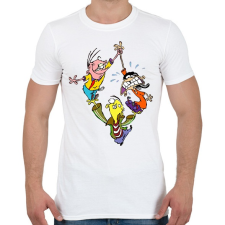 PRINTFASHION Ed Edd Eddy - Férfi póló - Fehér férfi póló