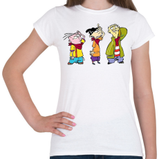 PRINTFASHION Ed Edd Edy - Női póló - Fehér