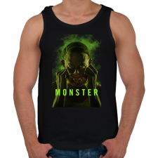 PRINTFASHION Ed Gein Monster - Férfi atléta - Fekete atléta, trikó