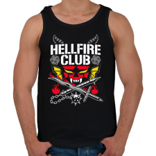 PRINTFASHION Eddie Munson Hellfire Club - Férfi atléta - Fekete atléta, trikó