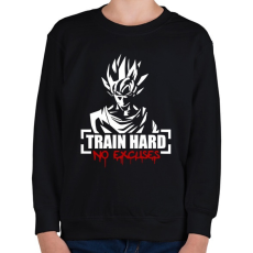 PRINTFASHION Eddz keményen! - Gyerek pulóver - Fekete