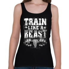 PRINTFASHION Eddz mint egy vadállat! - Női atléta - Fekete