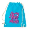 PRINTFASHION Édes ajkak - Sportzsák, Tornazsák - Surf blue