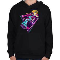 PRINTFASHION Edward Elric - Gyerek kapucnis pulóver - Fekete
