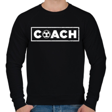 PRINTFASHION Edző - Férfi pulóver - Fekete férfi pulóver, kardigán