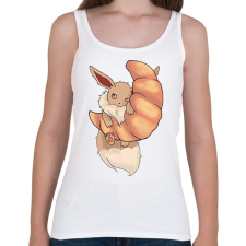 PRINTFASHION Eevee - Női atléta - Fehér női trikó