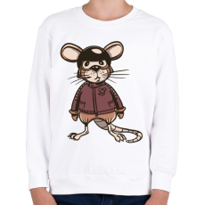 PRINTFASHION Egér - Gyerek pulóver - Fehér