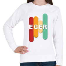 PRINTFASHION Eger - Színes - Női pulóver - Fehér női pulóver, kardigán