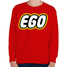 PRINTFASHION Ego - Gyerek pulóver - Piros