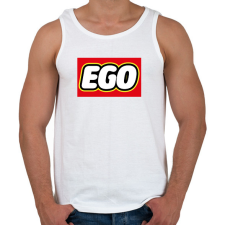 PRINTFASHION Ego - Lego - Férfi atléta - Fehér atléta, trikó