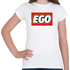 PRINTFASHION Ego - Lego - Női póló - Fehér női póló