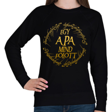 PRINTFASHION Egy apa mind fölött - Női pulóver - Fekete női pulóver, kardigán