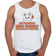 PRINTFASHION Egy gondolat bánt engemet - Férfi atléta - Fehér atléta, trikó