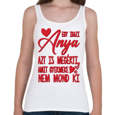 PRINTFASHION Egy igazi anya - Női atléta - Fehér